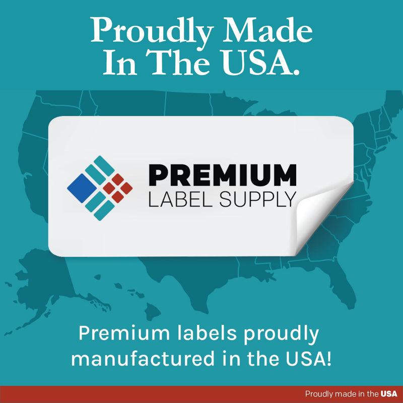 Premium Label Supply White Sticker Mailing/Shipping Labels – 3.5" x 5" – Laser/Inkjet Compatible – (4 per Sheet), 25 Sheets - 100 Total Adhesive Labels 100 Labels