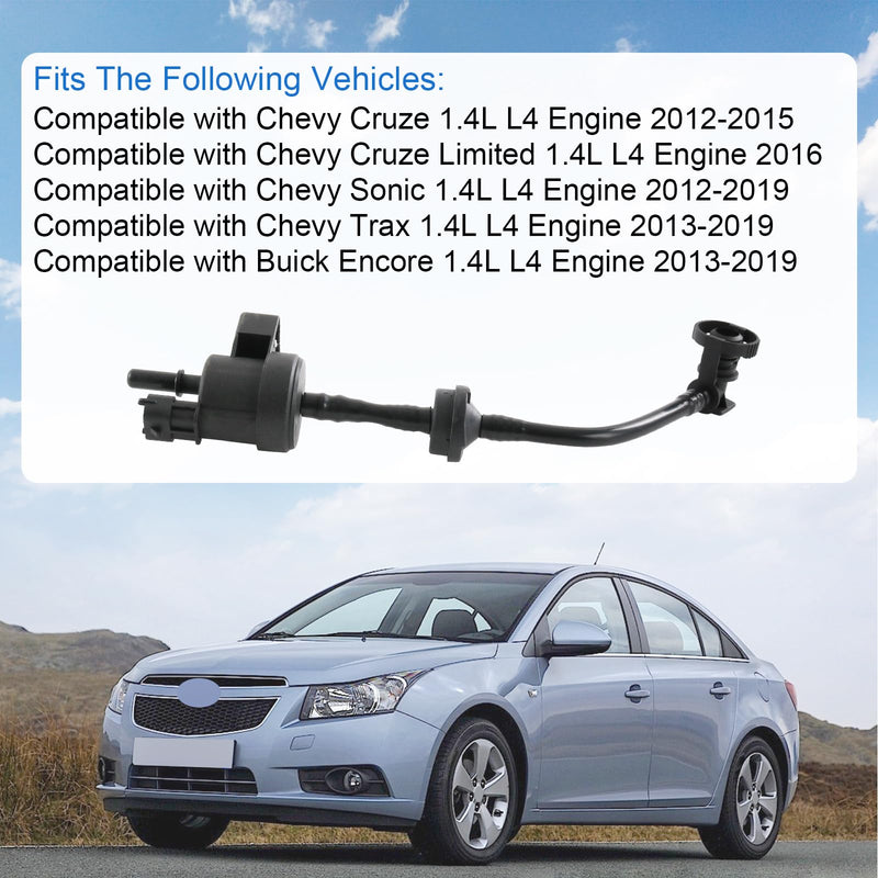 Vapor Canister Purge Valve Compatible with Chevy Cruze Sonic Trax Buick Encore 1.4L L4 Engine 2012-2019, Replace 55573017 911-409