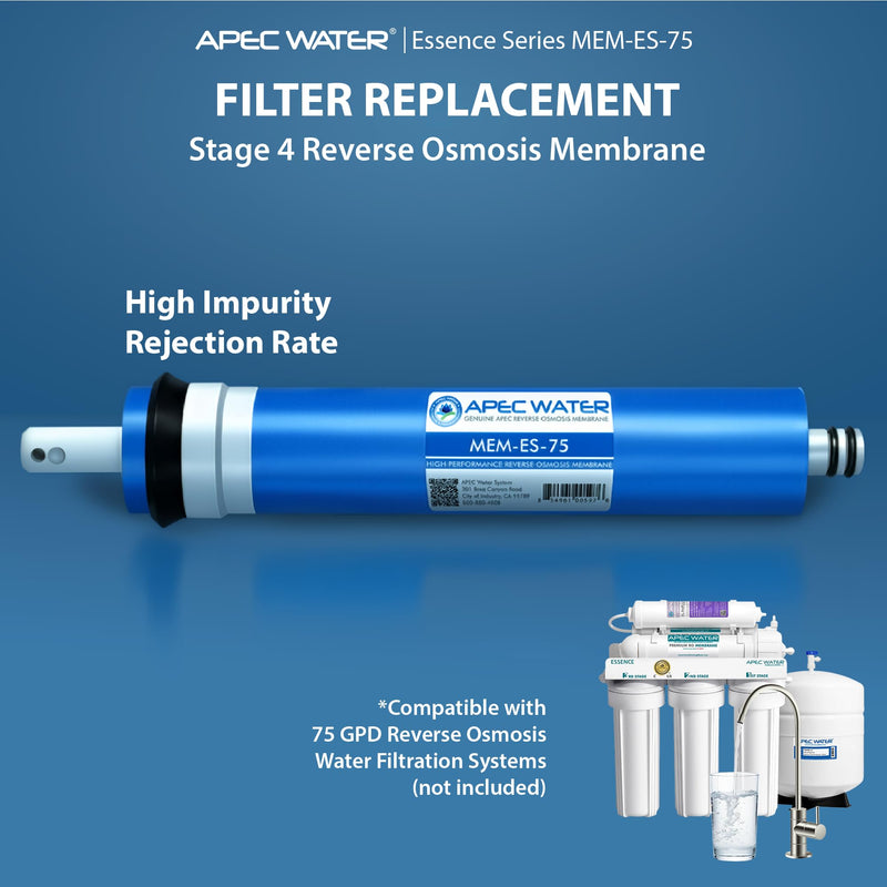 APEC MEM-ES-75 75 GPD Membrane Replacement Filter for Reverse Osmosis System