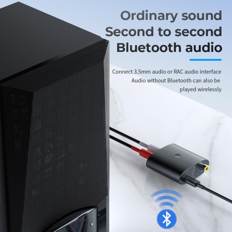 Bluetooth Receiver for Home Stereo, AUX RCA to Bluetooth Adapter | Bluetooth Audio Receiver for Old Speakers Music Streaming Sound System, Optical/Coaxial Out Put, Wired Speakers to Wireless