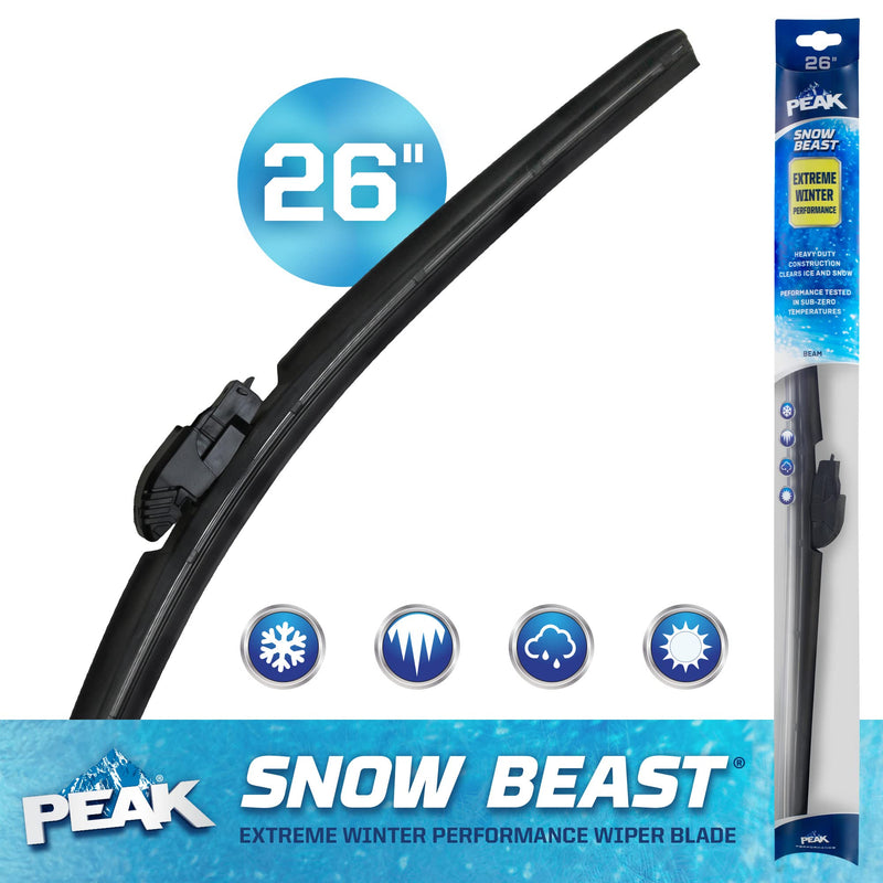 PEAK Snow Beast Winter Windshield Wiper Blade, 26-inch 26"