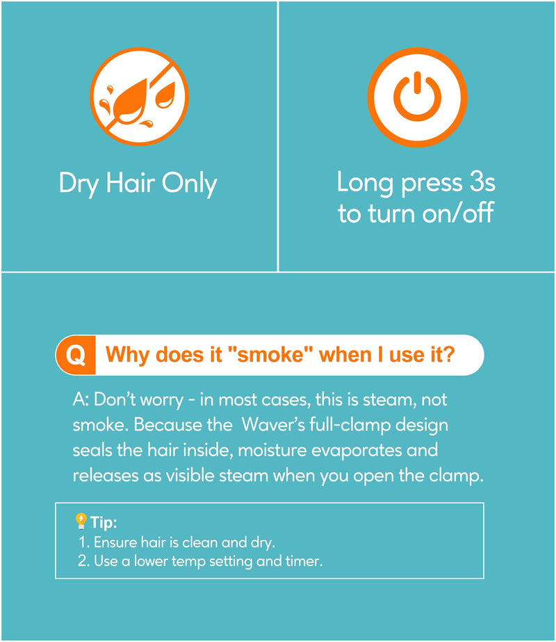 Farery 25MM Hair Waver – Deep Wave Curling Iron with Ionic Technology, Full-Wrap Anti-Scald Design, 3 Even-Heat Barrel, Low Skill Hairstyling, 360° Swivel Cord for Safe & Effortless Beach Waves