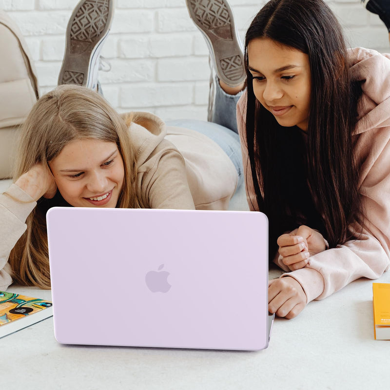 AKIT Compatible with MacBook Neo Case 13 inch 2026 A3404 Lavender Purple | Crack & Scratch Resistant Protective Cover Ultra-Thin Hard Shell wtih 2 Keyboard Covers & Screen Film