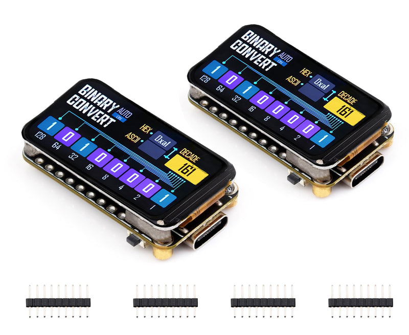 (2PCS) ESP32-C6 1.47inch Display Development Board, 172×320, 262K Color, Single-Core Processor 160MHz Running Frequency, with Colorful RGB LED, ESP32 with Display Supports Wi-Fi 6 & BLE