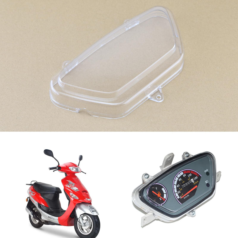 Minho Motorcycle PP Speedometer Cover Fit for Chinese GY6 Scooter Mopeds Taotao 50ATM Parts