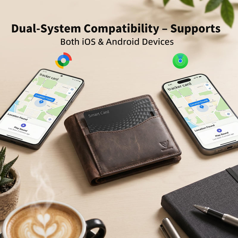 2026 Wallet Tracker Card Pro, Bluetooth Tracking Card (iOS & Android) | 0.05in Ultra Slim, 120dB Loud Alarm, Wireless Charging, Apple MFi Certified, Perfect for Wallet, Passport, Backpack 1 PACK
