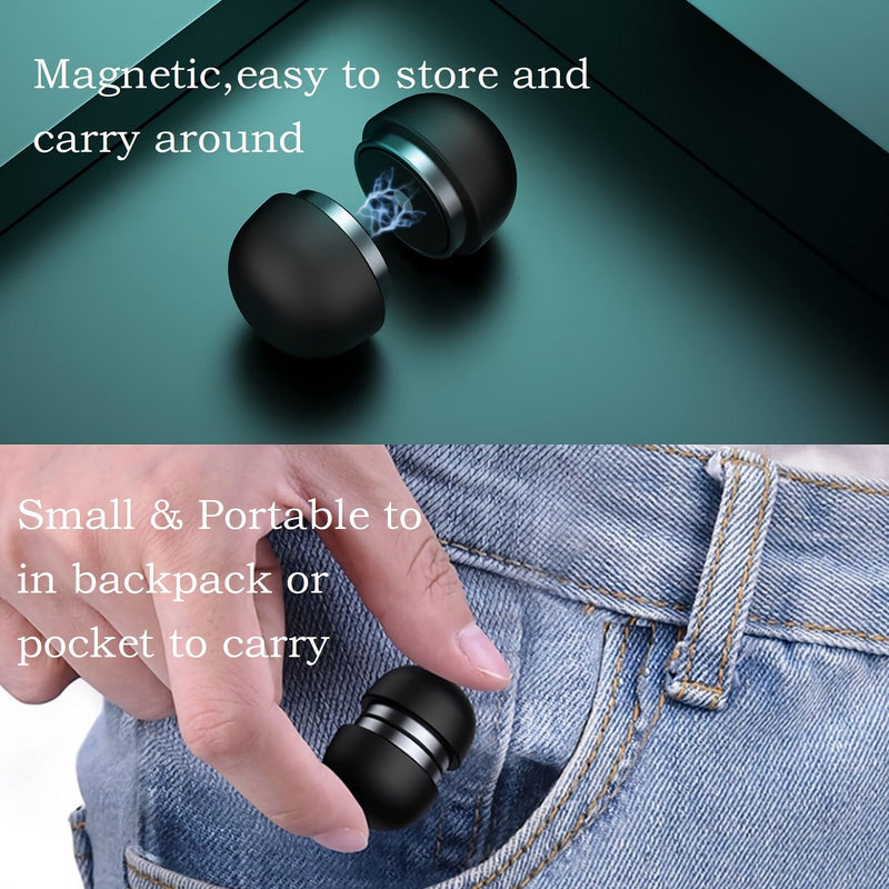 Laptop Cooling Pad,Small Laptop Cooling Stand Invisible Cooler Ball for Notebook Computer Black