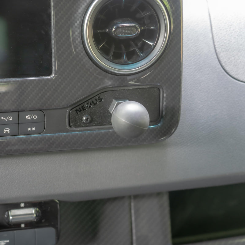 NEXUS 1.5 Inch Ball Cubby Adapter for VS30 Mercedes-Benz Sprinter Van or conversions - Winnebago Revel, Storyteller Overland or Jayco Terrain 1.5" Ball Mount Passenger's Side