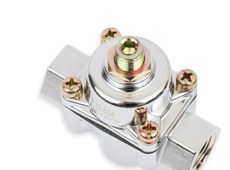 Holley 12-804 Chrome Carbureted Fuel Pressure Regulator