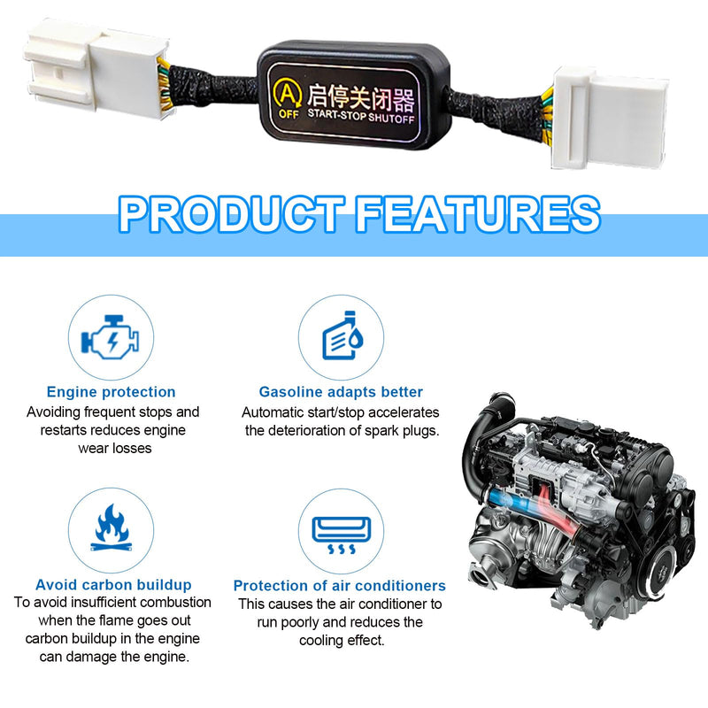 Auto Start Stop Eliminator Compatible with Honda Pilot 2023 2024/Honda CRV 2023 2024, Automatic Stop Start Engine System Cancel/Disabler/Disable/Delete Device 1