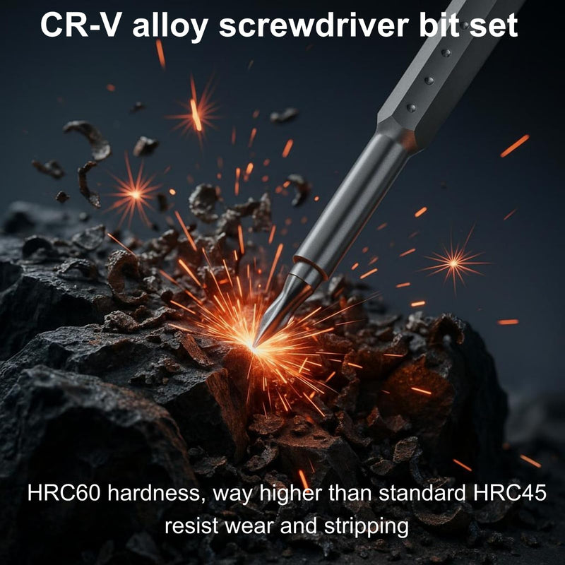 44 in 1 Small Magnetic Precision Screwdriver Set with Case, 360° Spin Handle DYI Mini Multifunction Screwdriver Bit Kit, Repair Tool Kit for Electronics,Phone,Laptop,Macbook,PC,Watch,Eyeglass,jewelry 44 in 1