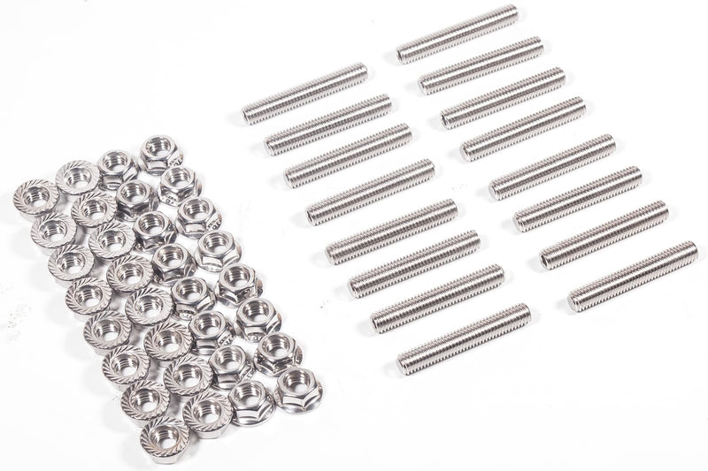 M8*1.25 Exhaust Manifold Stud Nuts for Ford 5.4 F150 F250 Exhaust Studs and Nuts,Stainless Steel F-150 F-250 E150 E250 E350 Econoline Expedition Explorer Mustang Mercury 4.6L 5.4L N811313S431 48PCS.