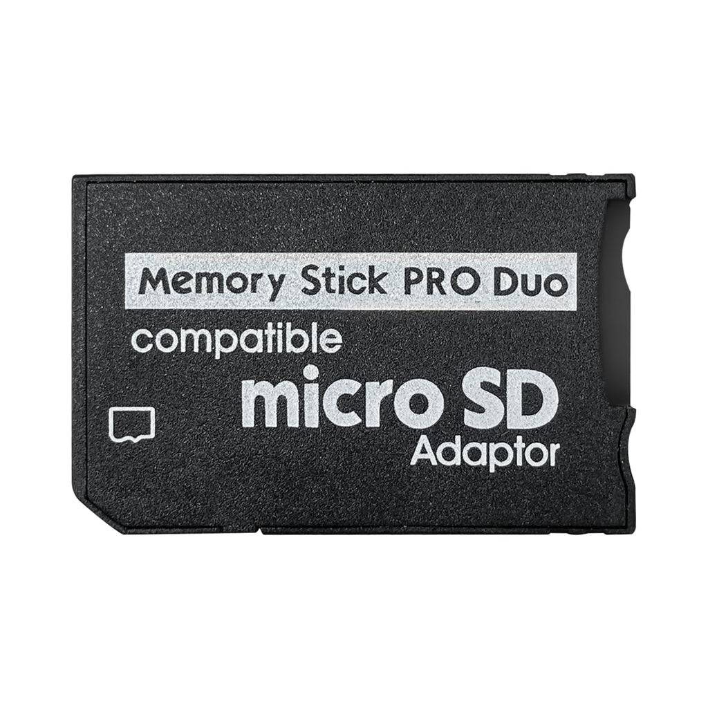 Memory Stick PRO Duo Adapter, Micro SD/SDHC/SDXC to Memory Stick PRO Duo MagicGate Card Compatible with Sony Camera, Handycam, cell phone & PSP 1000/2000/ 3000 Single Slot