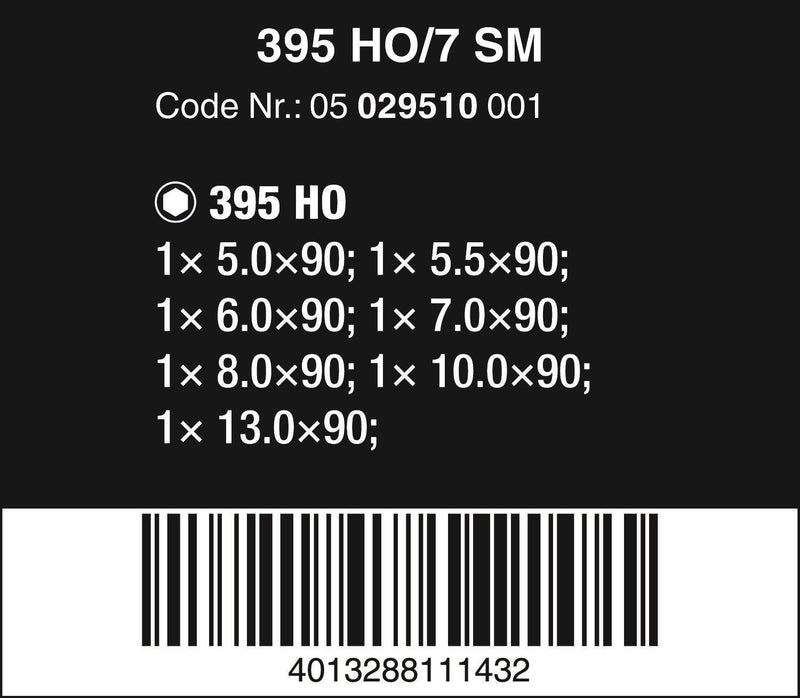 395 HO/7 SM Screwdriver Set Classic