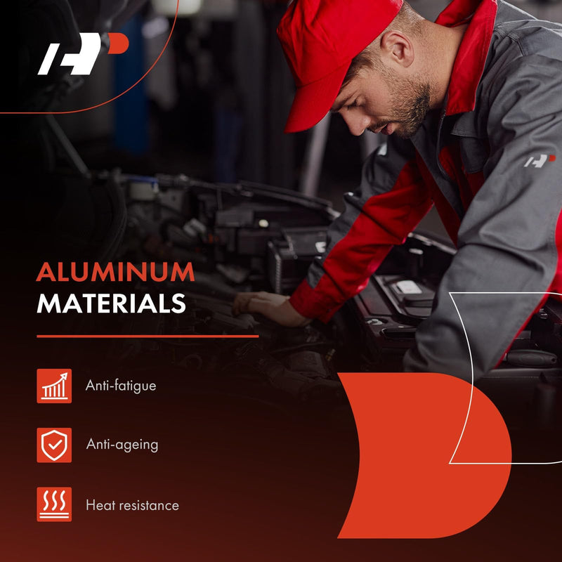 A-Premium Upgraded Aluminum Engine Coolant Thermostat Housing Assembly with Sensor & O-ring Compatible with Chevy Cruze 11-16, Sonic 12-20, Trax 13-21 & Buick Encore 13-21, 1.4L, Replace# 55565336