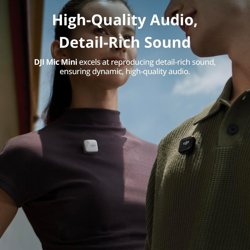 DJI Mic Mini (1 TX + 1 Mobile RX), Wireless Microphone for Smartphone | iPhone 17/16/15 & Android, USB-C Plug and Play, Compact & Lightweight, Cross-Gen Pairing, Noise Canceling DJI Mic Mini (1 TX + 1 Mobile RX)