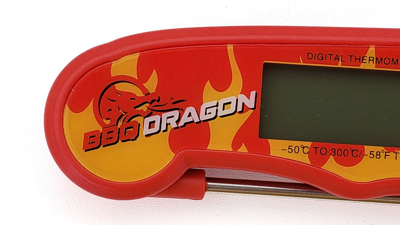 BBQ Dragon Meat Thermometer Digital - Waterproof Instant Read Food Thermometer for Cooking, Baking, & Grilling - Digital Meat Thermometer with Probe - Kitchen Thermometer for Cooking & Candy Making