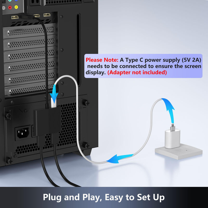Displayport MST Hub, 4K@120Hz Display Port Splitter for Dual Monitors, DP to Dual DP Adapter 1 in 2 Out, DisplayPort Splitter Extended Display, Monitor Splitter for Laptop, Desktop, Graphics Card