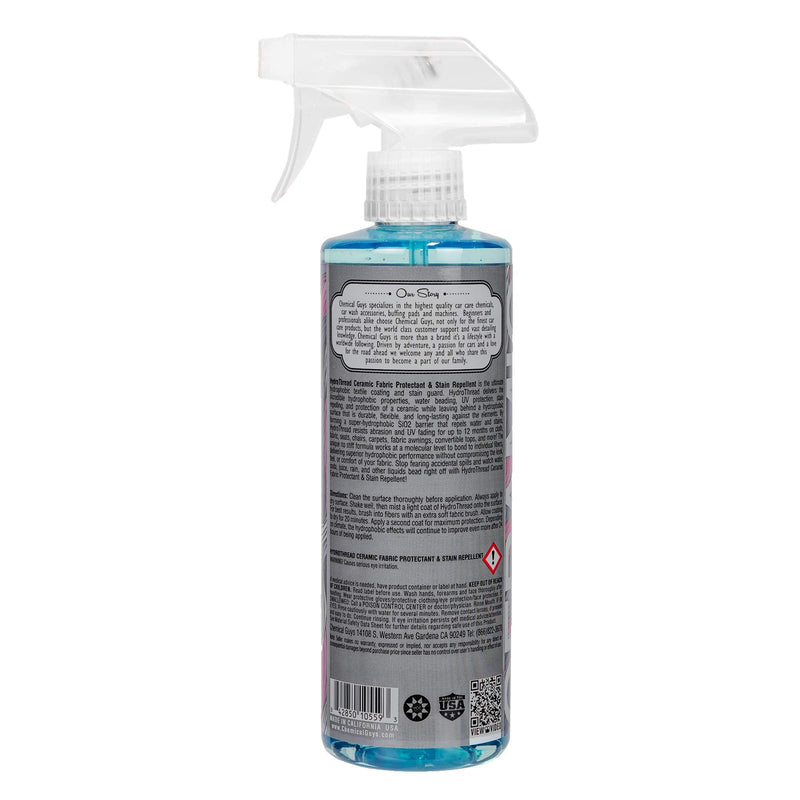 Chemical Guys SPI22616 HydroThread Ceramic Fabric Protectant & Stain Repellent (Works on Fabric, Carpet & Upholstery), 16 oz.