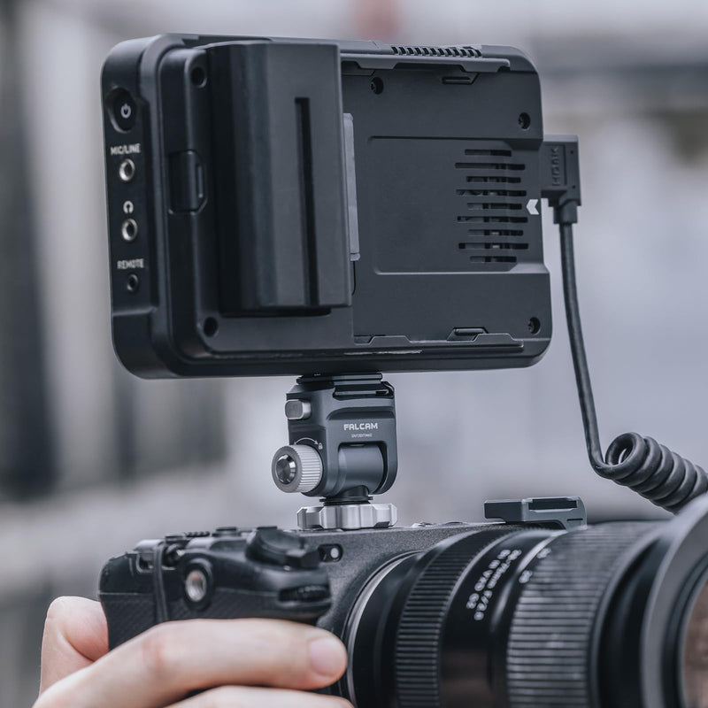 F22 Field Monitor Mount Holder,180° and 360° Angle Adjustment, Damping,click and lock modes-2541