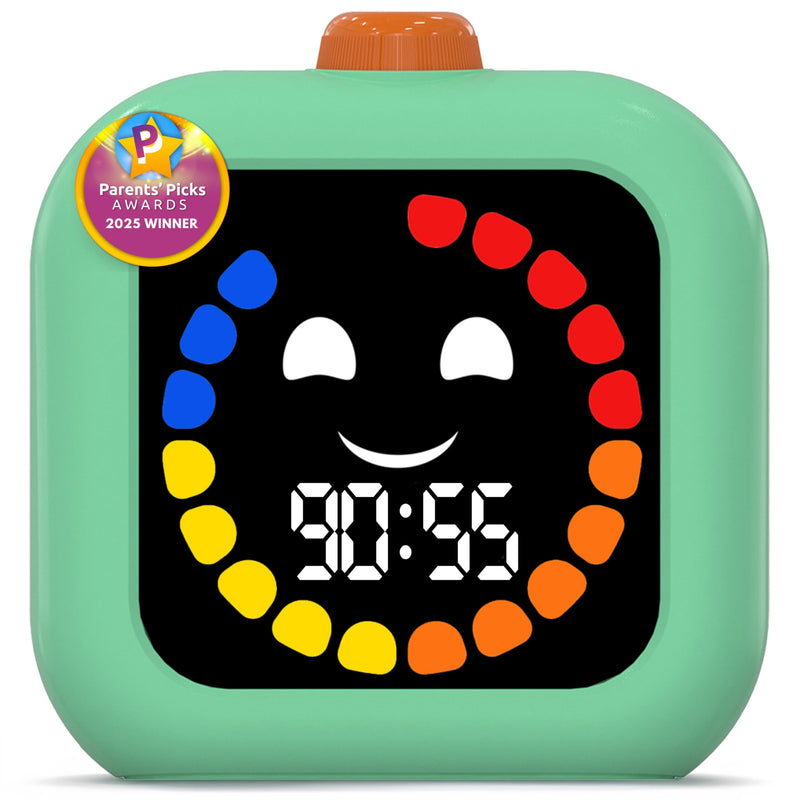 Digital Visual Timer for Kids - Rechargeable 99 Min Timer - Focus & Smoother Routines - Visual Timer for Classroom, ADHD Autism Toddler Support - Daily Use at Home, Therapy or School Green