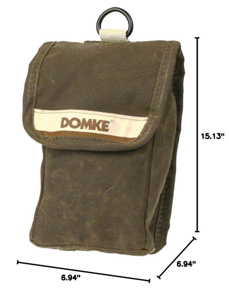 Domke F-901 Compact Camera and Accessory Pouch | RuggedWear Canvas, Brown