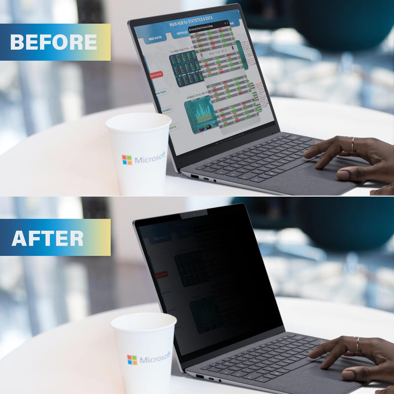 SenseAGE Magnetic Privacy Screen Protector for Surface Laptop 13.5 inch (6/5/4/3/2/1), Easy On/Off Privacy Filter, Anti Blue Light Glare, Notebook Privacy Screen Filter, Compatible with Surface Laptop 13.5" Surface Laptop 13.5" (6/5/4/3/2/1)