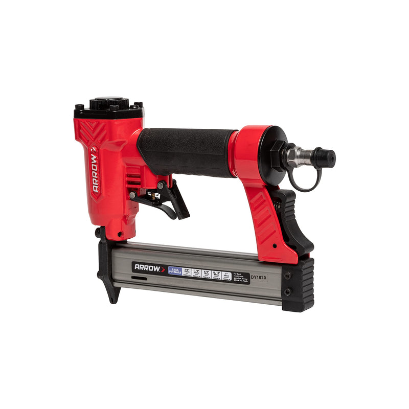 Arrow PT23G 23 Gauge Compact Pneumatic Pin Nail Gun, Oil-Free, Fits 3/8”, 1/2”, 5/8”, 13/16” and 1” Nails 8.25 x 2 x 10 inches Gauge Pin Nailer