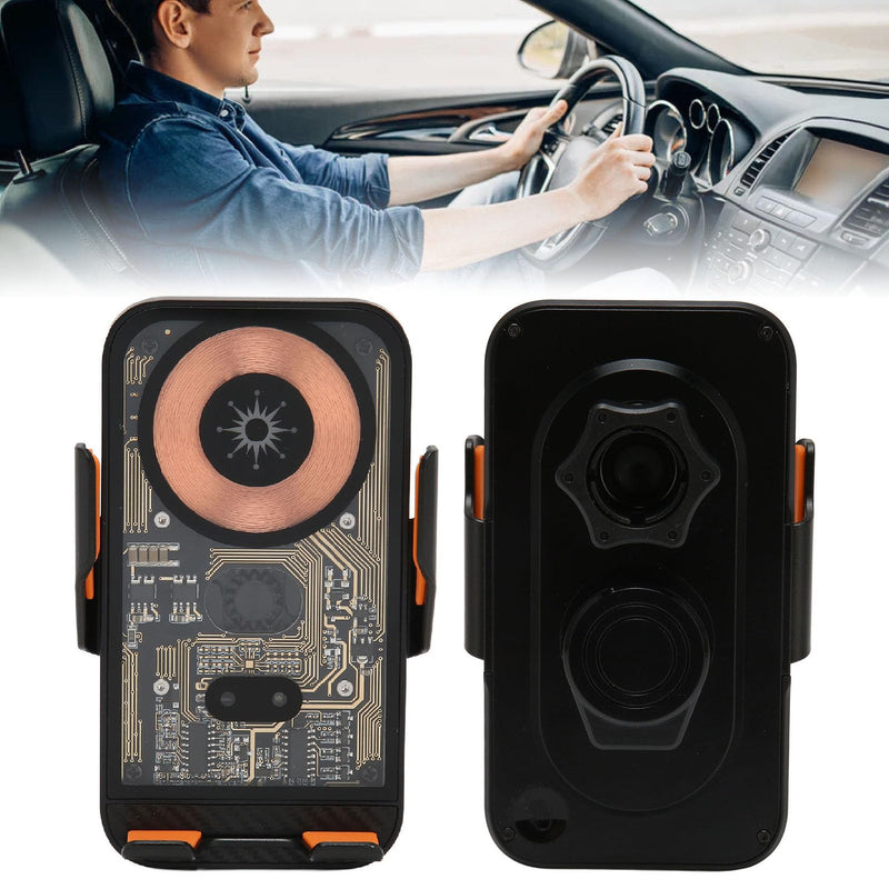 Car Charger, 15w Auto Clamping Charger Mount, 360° Rotatable Phone Mount for Car Vent, Anti Mistake Touch , for 14 14 Pro 13 13 Pro 12 12 Pro 11 11 Pro (C10) C10