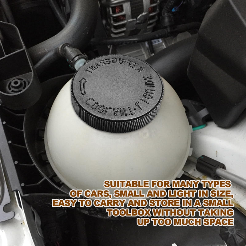 2PCS Engine Radiator Coolant Water Tank Black Reservoir Cap, Compatible with Infiniti Nissan Renault, OEM# 21712-79900