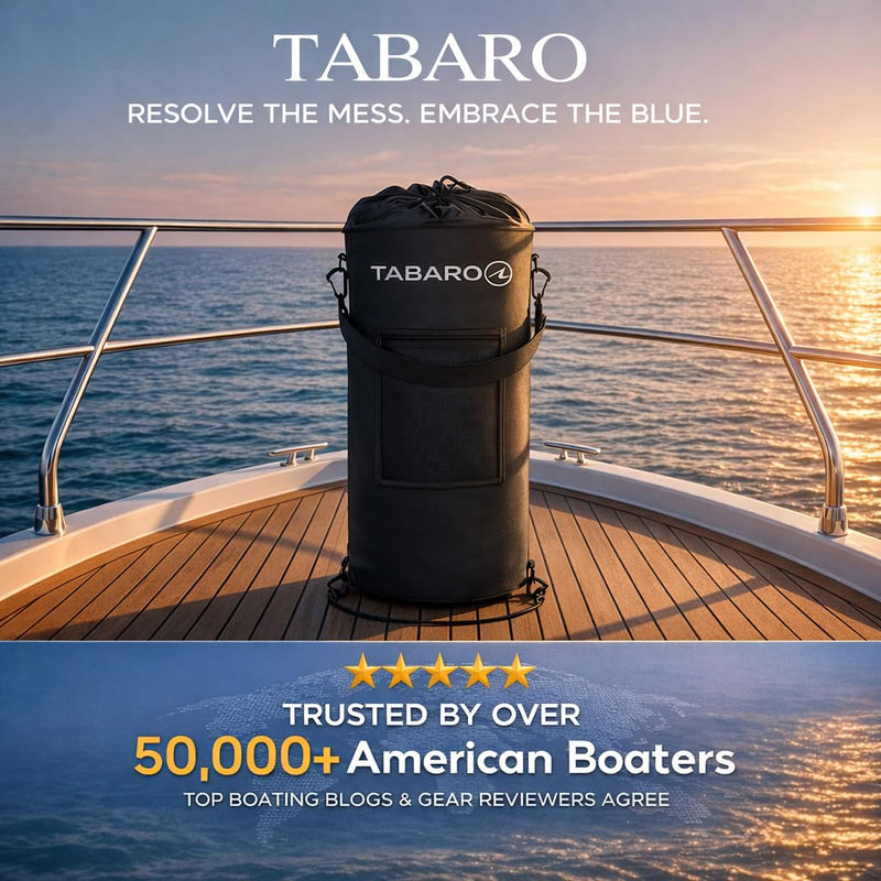 Boat Accessories, Boat Trash Can Fits 10-13 Gallon Bags, Reusable Marine Trash Bag, Odor & Leak Resistant, Easy Mount for Fishing, RV, Kayak & Pontoon Boats, Cool Boating Gifts for Men & Father’s Day Black