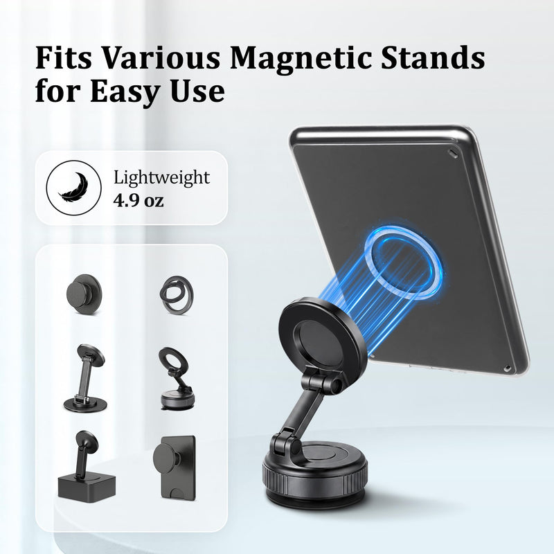 Magnetic Book Cover Case for 7'' Kindle Paperwhite & Colorsoft | Magnetic Detachable, Auto Wake/Sleep, Clear PC Case, Soft TPU Edge, Hands-Free Viewing, Book Design, Embossed Powder Blue 7" E-book-reader