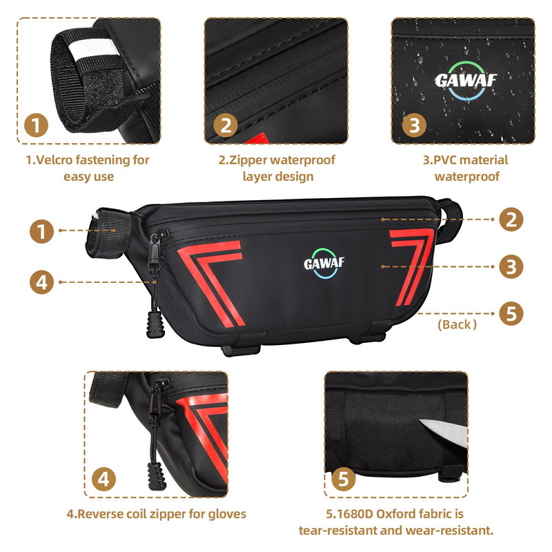 Motorcycle Bag, Universal Motorcycle Handlebar Bag, Waterproof Motorcycle Tool Bag, Bicycle Front Storage Bag for SURRON LIGHT BEE X, S X160, X260, Talaria Sting Segway Electric Dirt Bike