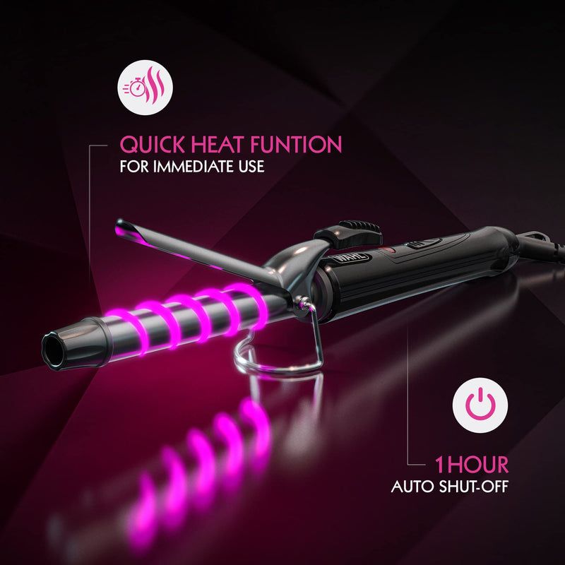 Wahl Curling Tong, Corded Hair Styler, 25mm Barrel for Glam Curls