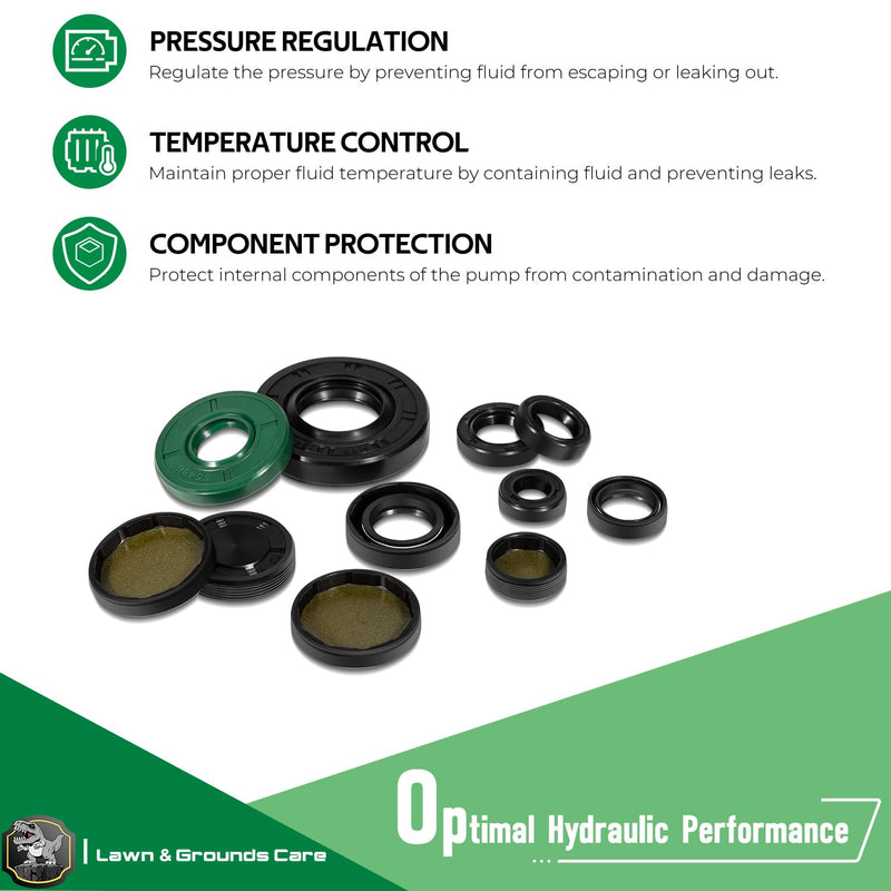 72994 Transaxle Seal Service Kit for Hydro-Gear ZT-2800 ZT-3100 ZT-3200 and ZT-3400 Rebuild, Charge Pump Gerotor Seal Part, 30-piece set
