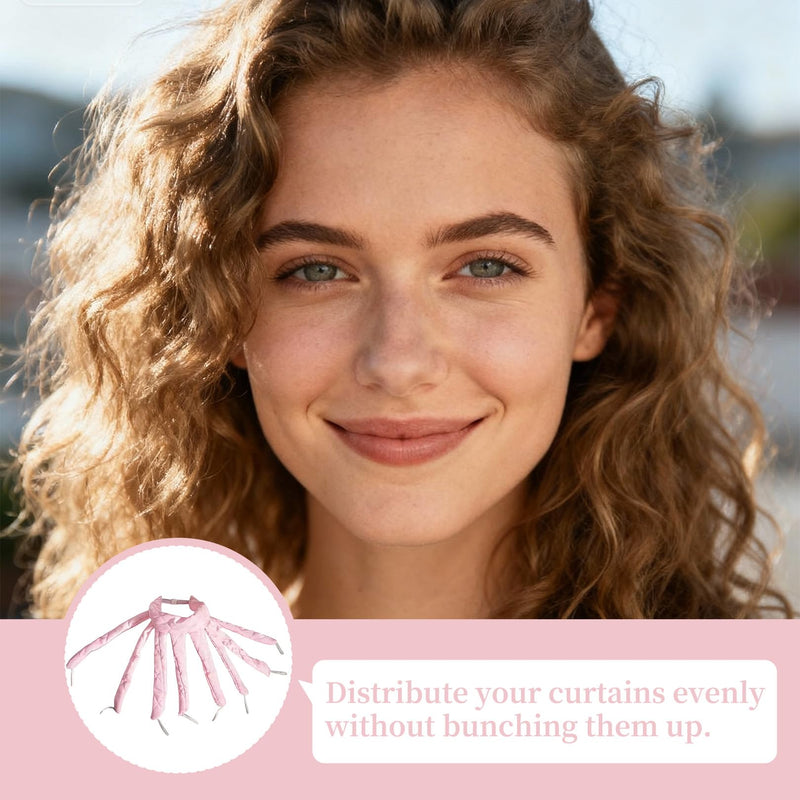  [AUSTRALIA] - Heatless Curlers,Curls Long Hair Octopus,Curler Curl Sleeping Overnight,Ribbon Hair Rollers,Curling Rod,Headband Rods,Soft No Heat,Wave Styling Tools,Lazy Curler for DIY,8 Claw Octopus Design (Pink) Pink