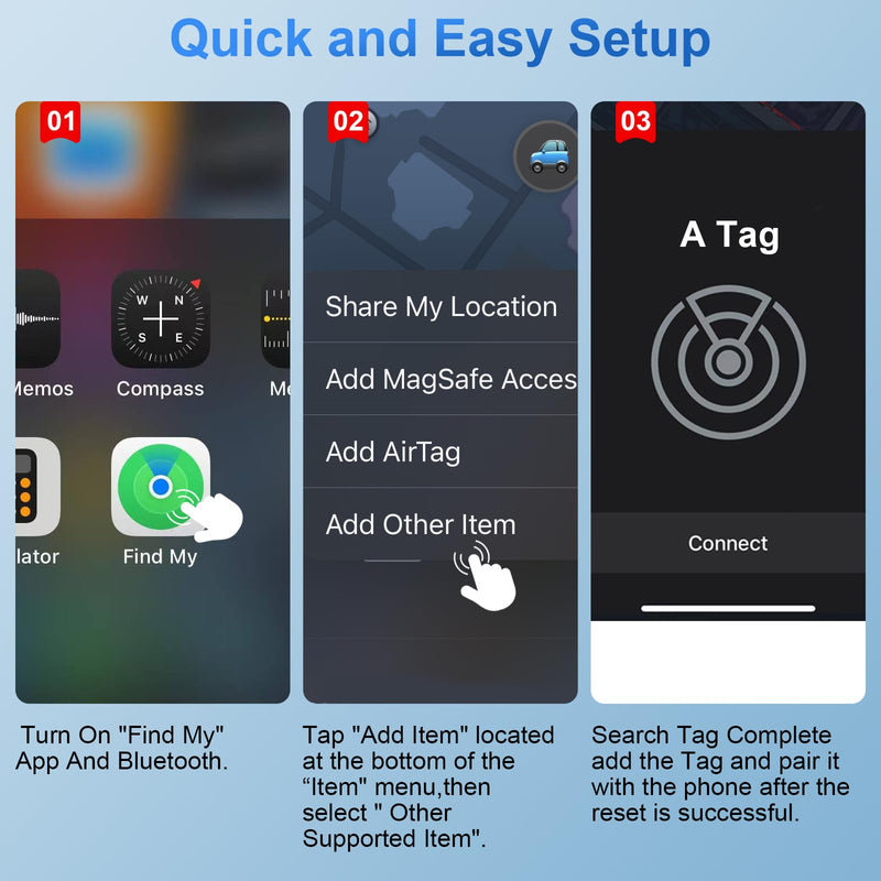 Undetectable GPS Tracker for Vehicles, Real-Time Tracking, No Monthly Fee | No Sim Card, Reliable Performance, Works With IOS & Android, Mini Hidden Magnetic Tracking For Elder, Luggage, Pet, Keychains Black