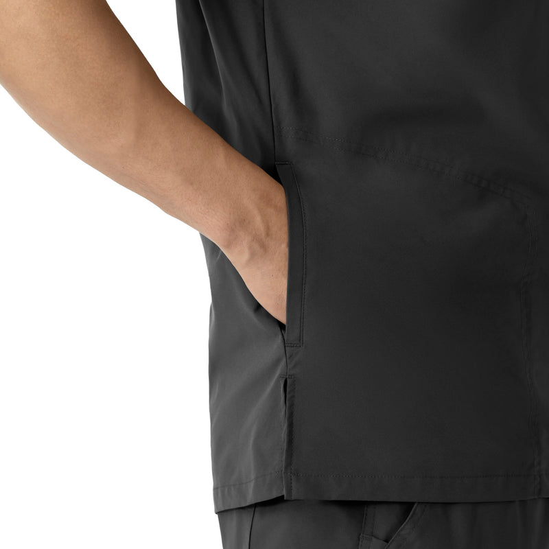 Carhartt Scrubs C16113 Force® Modern Fit V-Neck Top Large Black
