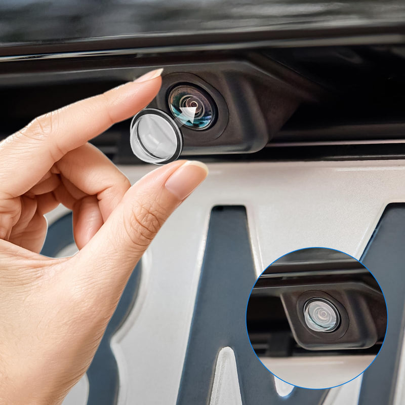 2 PCS Car Camera Lens Protector, Car Camera Cover, Car Lens Guard with 360° All-Round Protection for Most Vehicle Cameras