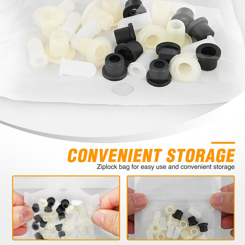 GOOACC 30pcs Emblem Grommet Clip Kit Retainer Plate Ornament Reflector Spoiler Grommet for BMW Most Models Replaces 51-14-1-807-495 51-14-1-902-279 51-14-8-209-932