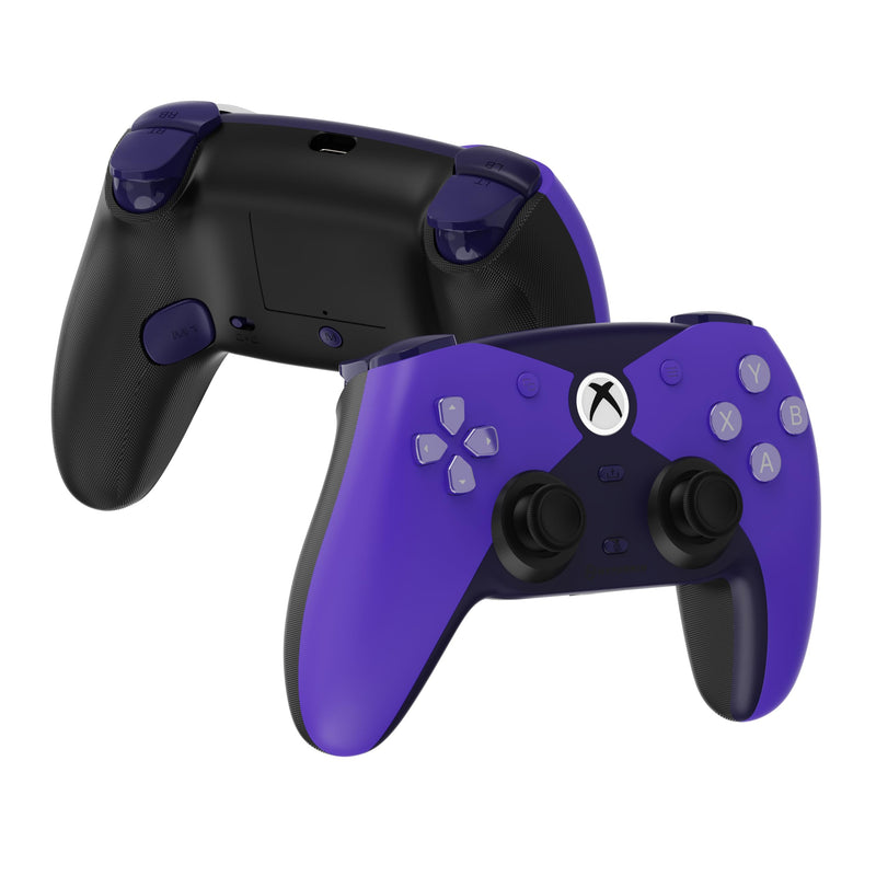 Hyperkin The Competitor Wired Controller for XBOX Series X|S, XBOX One & PC with Hall Effect Joysticks & Impulse Triggers; Symmetrical Layout & Precision D-Pad - Officially Licensed XBOX - Murasaki (Purple) Purple