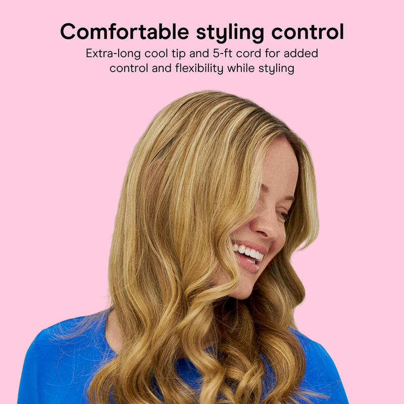 Conair Curling Iron, 3/4 Inch, Instant Heat, Curling Iron | Hair curler with multi-layer technology for fine, medium, and thick hair, 25 heat settings up to 400°F, and 60-second heat-up