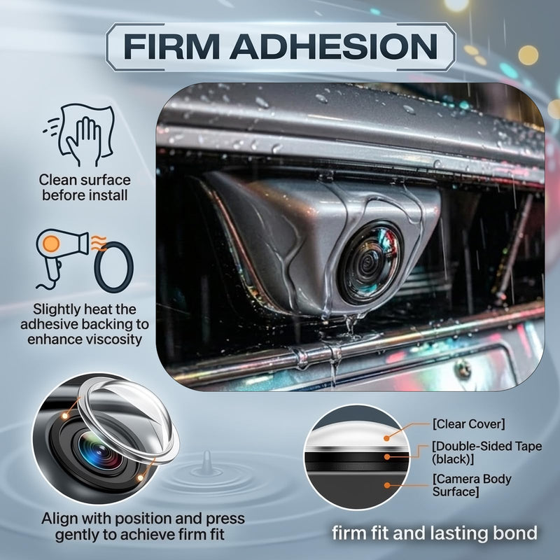 2PCS Car Camera Lens Protector,Essential Car Rear View Camera Cover for Dust and Scratch Protection,High-Transparency Cars Backup Cameras Cover for Cars SUVs Trucks