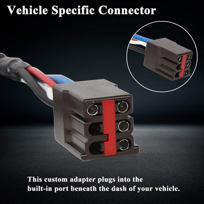 Oyviny 3035-P Brake Controller Wiring Adapter for 1994-2008 Ford F-150 F-250 F-350 F-450/1992-2009 E-150 E-250 E-350/2005-2021 Land Rover/1998-2012 Lincoln/2002-2010 Mercury
