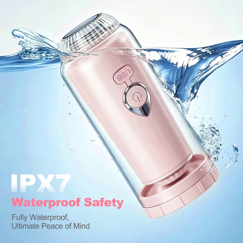 Portable Bidet for Travel - Rechargeable Handheld Electric Bidet | Adjustable Interchangeable Nozzle, 4 Spray Modes & IPX7 Waterproof, Perfect for Home Travel Postpartum Personal Hygiene