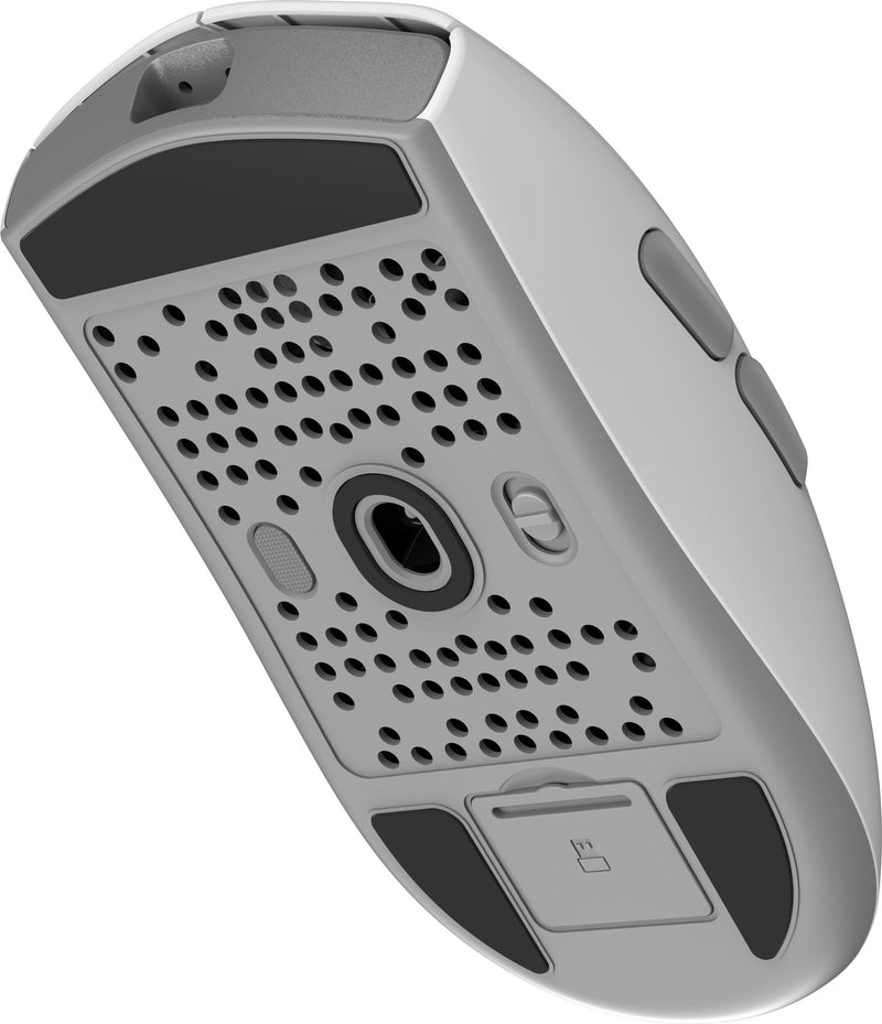 msi Forge GM340 W White Gaming Mouse, 12800 DPI, 50M+ Clicks Micro Switch, Optical Sensor, Ergonomic Ambitextrous Hand Design, RGB Light