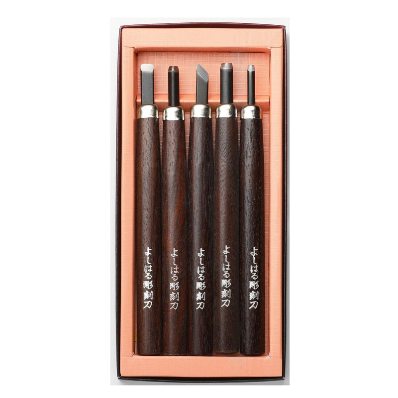 Cutlery H-5 High Quality Steel Chisel, Paper Box, Set of 5