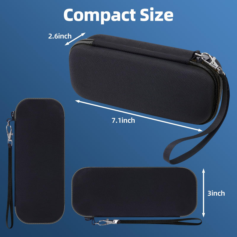 Case for Anker Prime 26,250mAh(300W)/27650/25000/20100/24000mAh(737),Black | Protective Carrying Bag, Shockproof EVA Shell, Zipper Accessory Pocket, Dust Resistant, Compact Portable, Ideal For Travel & All-Black