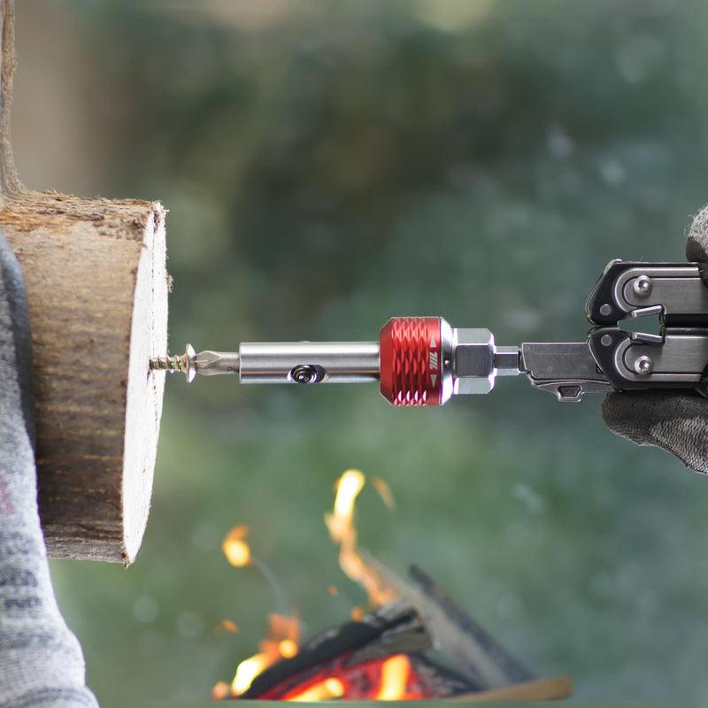 711L Inline Ratchet Driver FL - Compatible with Leatherman Multitools, Standard 1/4 inch Handles, 14mm Socket - for High Torque Heavy Duty Use