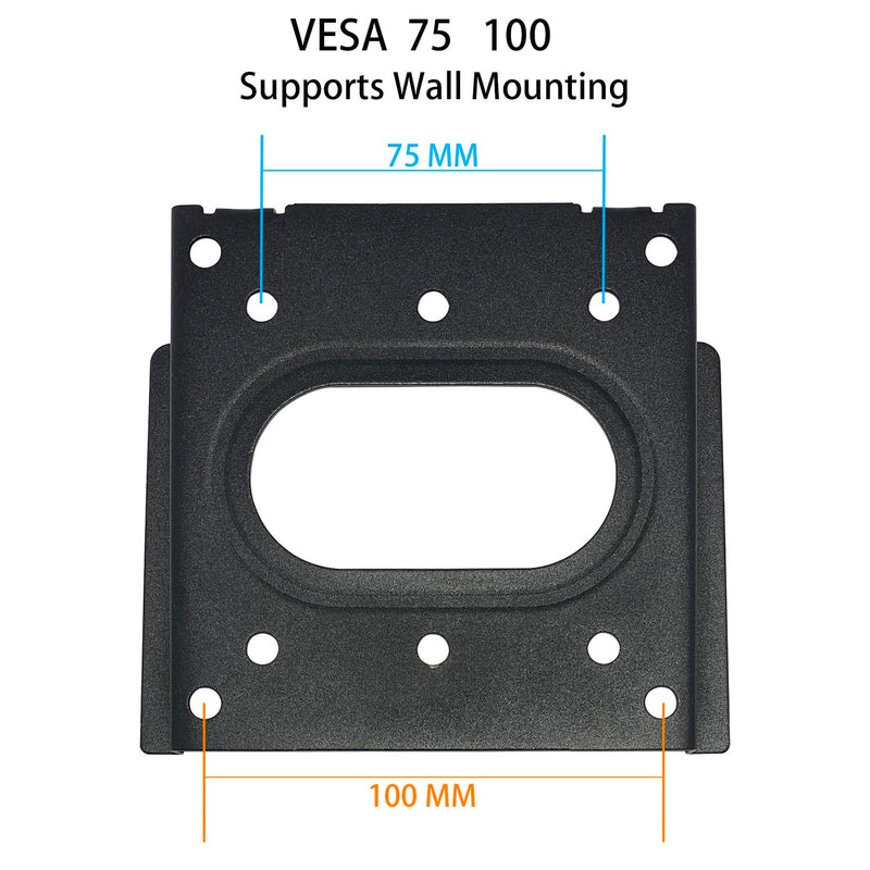 Computer Wall Mout Mini PC VESA Mount TV Monitor Brackets Easy Desk Compatible